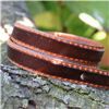 Order  Velvet Saddle Stitch Ribbon - Brown/Orange